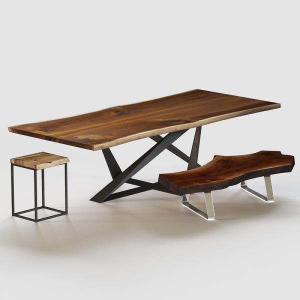 Wooden Table - دانلود مدل سه بعدی میز چوبی - آبجکت سه بعدی میز چوبی -Wooden Table 3d model - Wooden Table 3d Object  - Table-میز